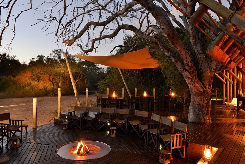 Photo of Rhino Post Safari Lodge FireplaceRhino Post Safari Lodge Fireplace